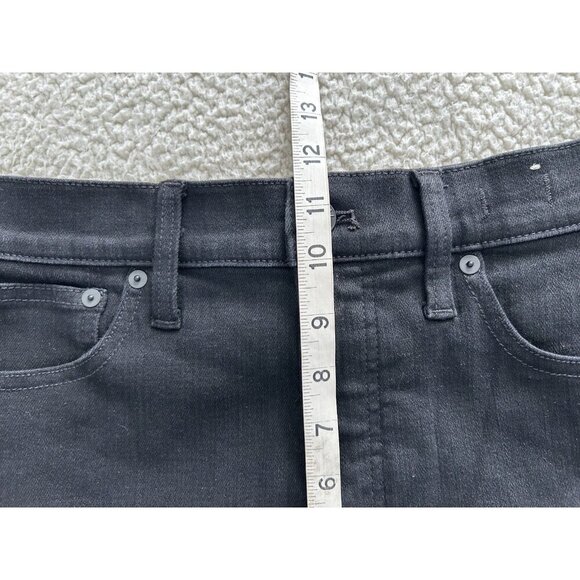 MADEWELL $138 The Perfect Vintage Wide-Leg Jeans in Black Rinse Wash Size 28 - Picture 12 of 15